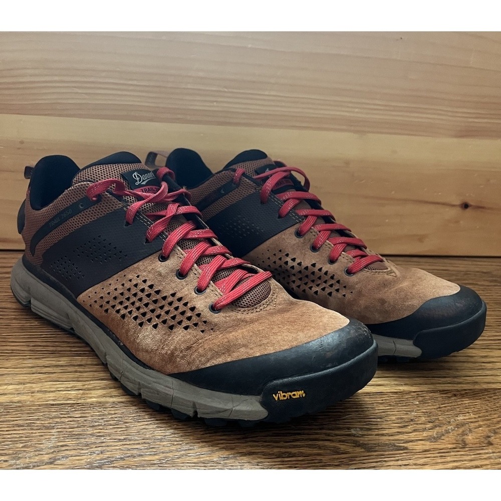 Danner‎ Trail 2650 3 Mens Brown Red Hiking Shoes Vibram 61272 Size 13 GORPCORE